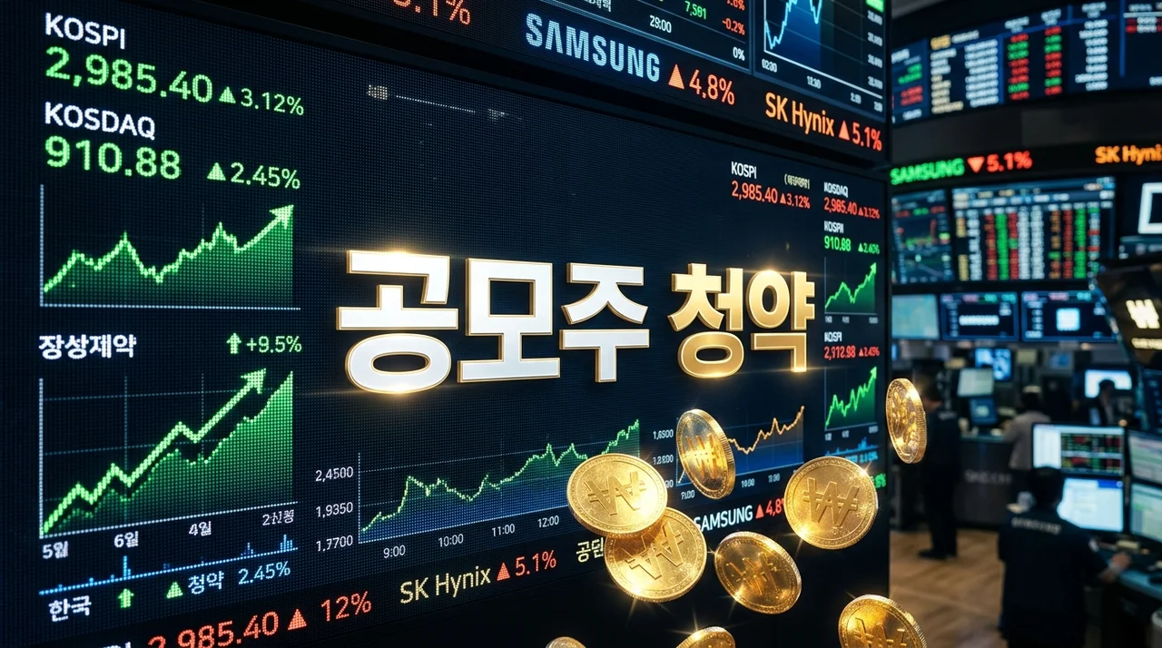 공모주 청약이란? 상장 전 주식을 싸게 사서 수익 내는 법 완벽 가이드