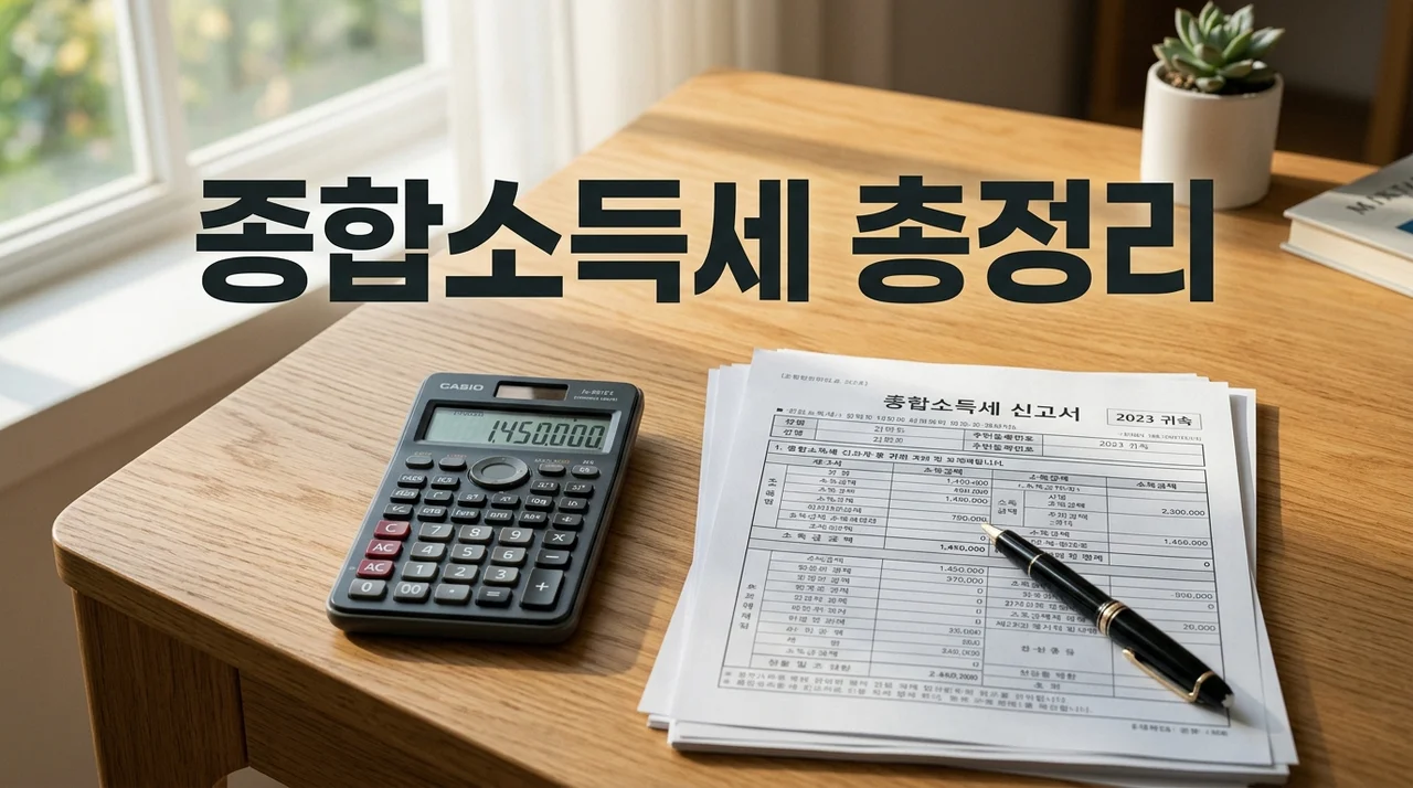 종합소득세란? 신고 대상과 근로소득 외 환급 받는 법 총정리