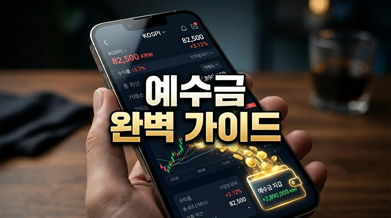 주식 예수금이란? 뜻부터 D+2 인출 가능일 완벽 정리