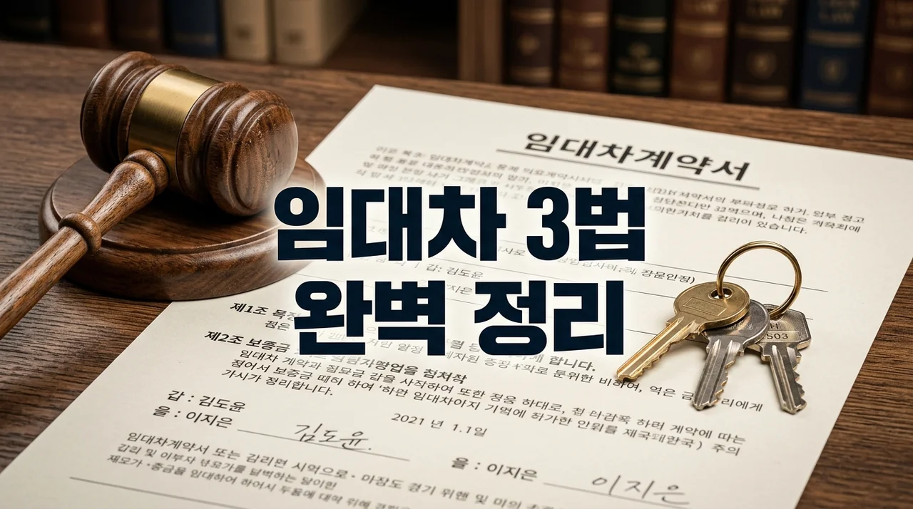 임대차 3법이란? 세입자와 집주인이 반드시 알아야 할 핵심 법규 정리