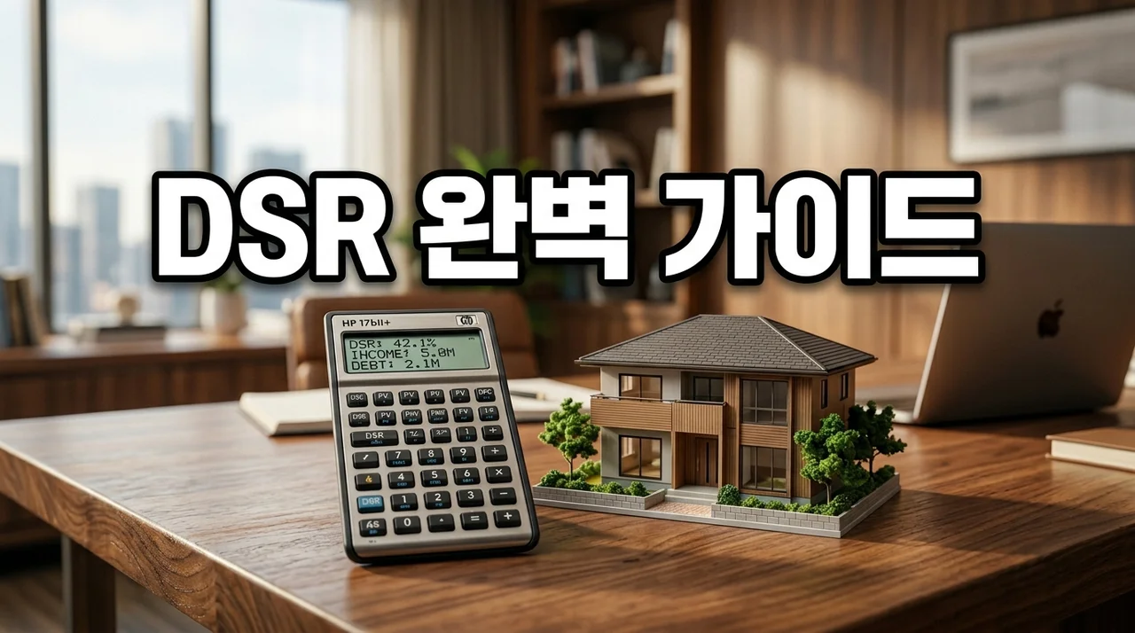 DSR이란? 주택담보대출 한도 결정하는 핵심 규제 기준 완벽 정리