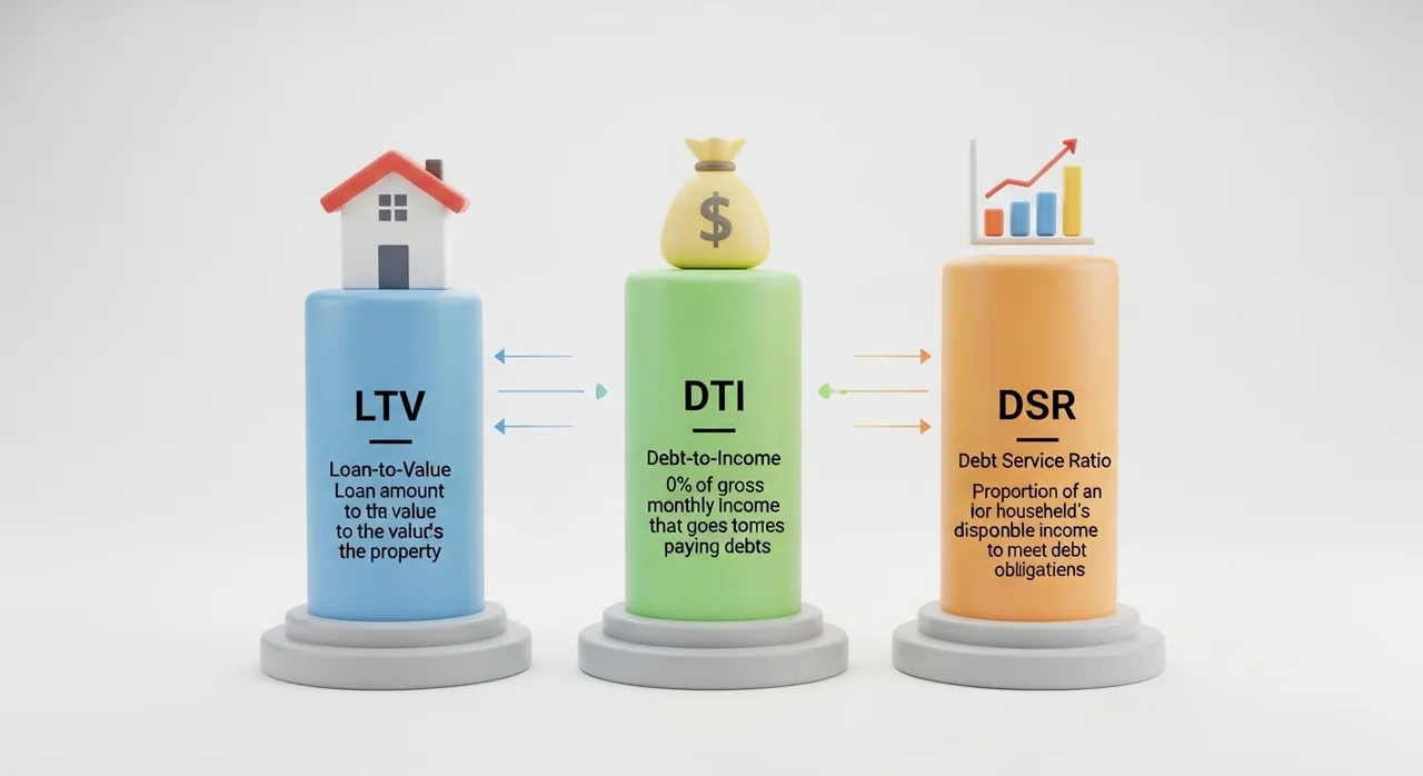 LTV, DTI와 DSR의 차이점 한눈에 보기