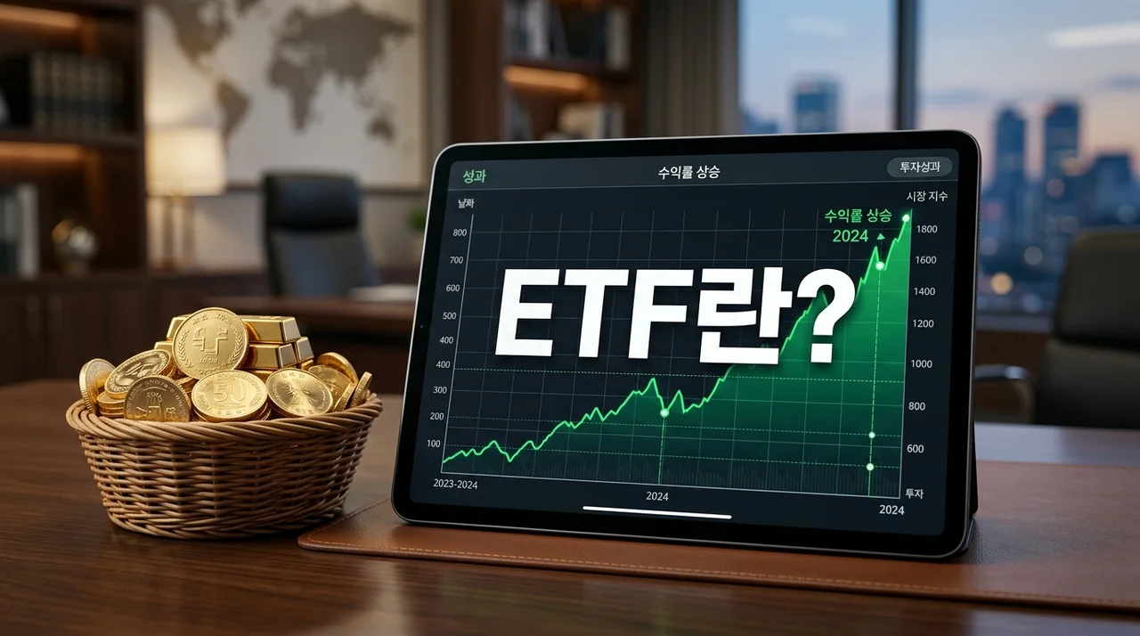 ETF란? 주식 초보를 위한 분산 투자 가이드 및 장점 정리