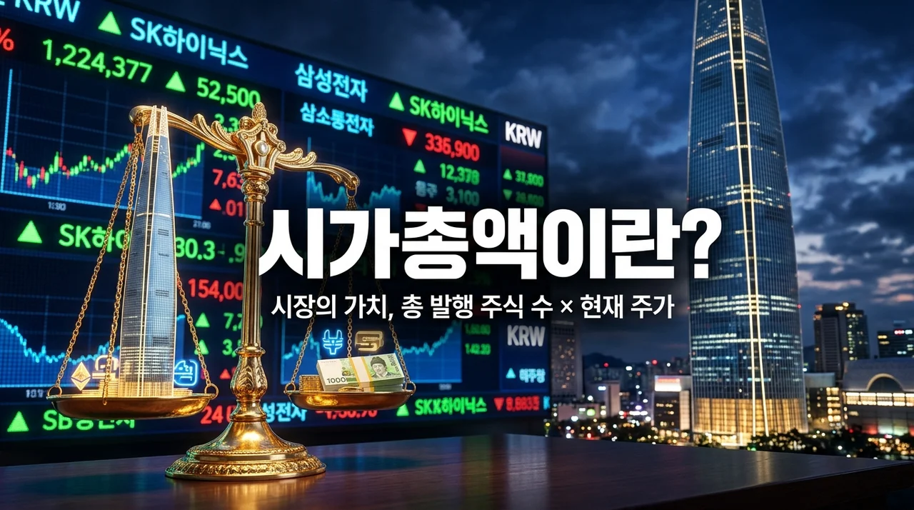 시가총액이란? 주가보다 중요한 기업의 진짜 몸값과 계산 방법 완벽 정리