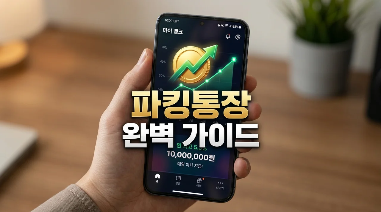 파킹통장이란? 하루만 맡겨도 이자가 붙는 파킹통장 완벽 가이드