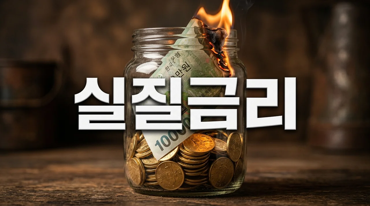 실질금리란? 물가 상승률을 뺀 진짜 내 이자 수익과 계산법 완벽 정리