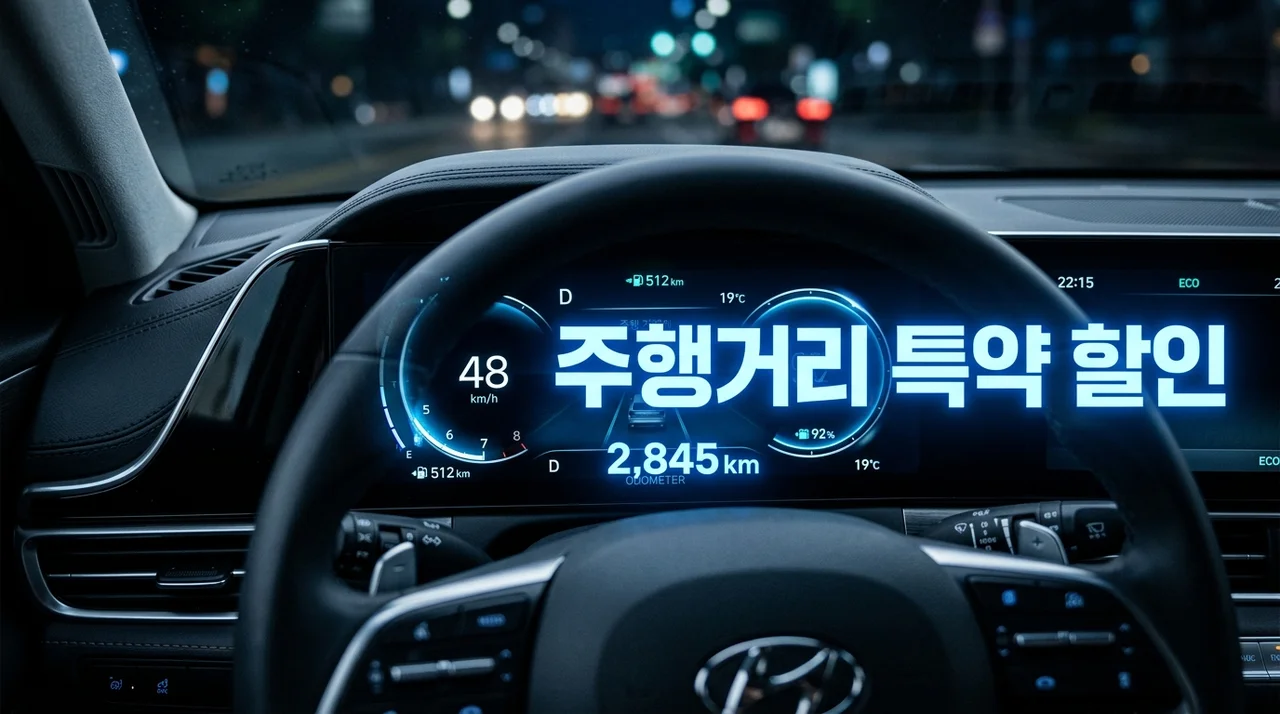 자동차 보험료 갱신 전 필독! 주행거리 특약으로 30% 할인받는 법