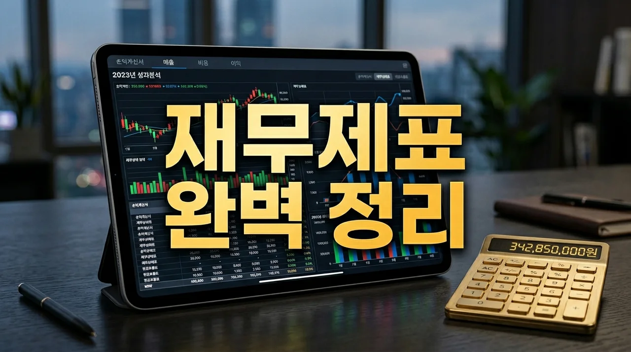 재무제표란? 주식 투자 전 반드시 읽어야 할 기업의 가계부 완벽 가이드