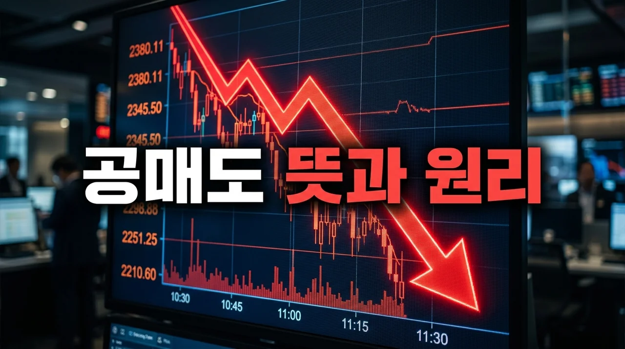 공매도 뜻과 원리: 주가 하락에도 수익 내는 투자 전략 완벽 정리