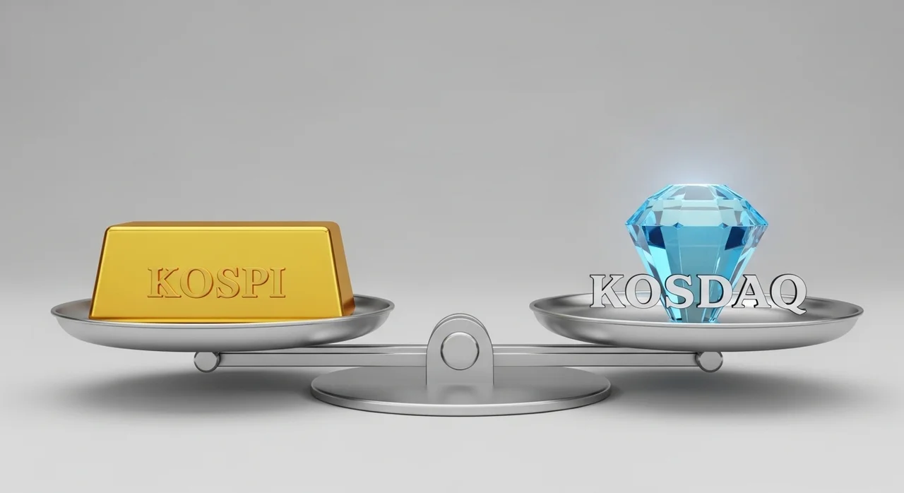 코스피(KOSPI) vs 코스닥(KOSDAQ) 한눈에 비교하기