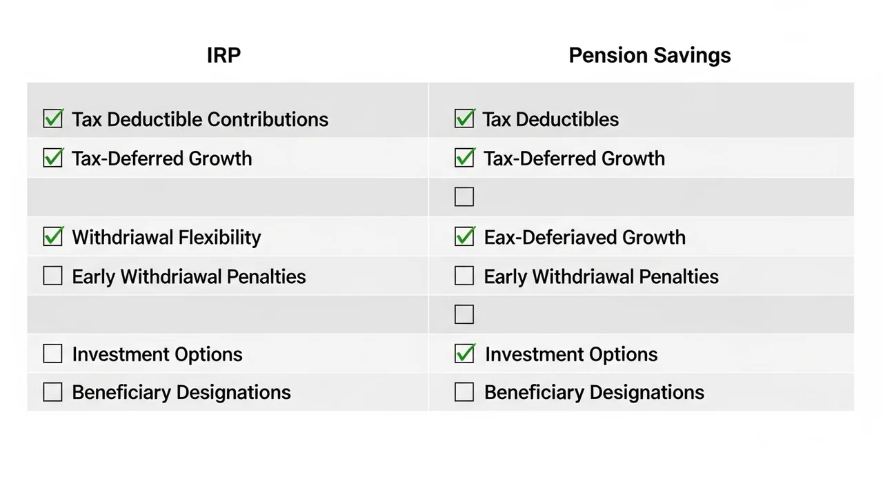 IRP와 연금저축, 무엇이 다를까?