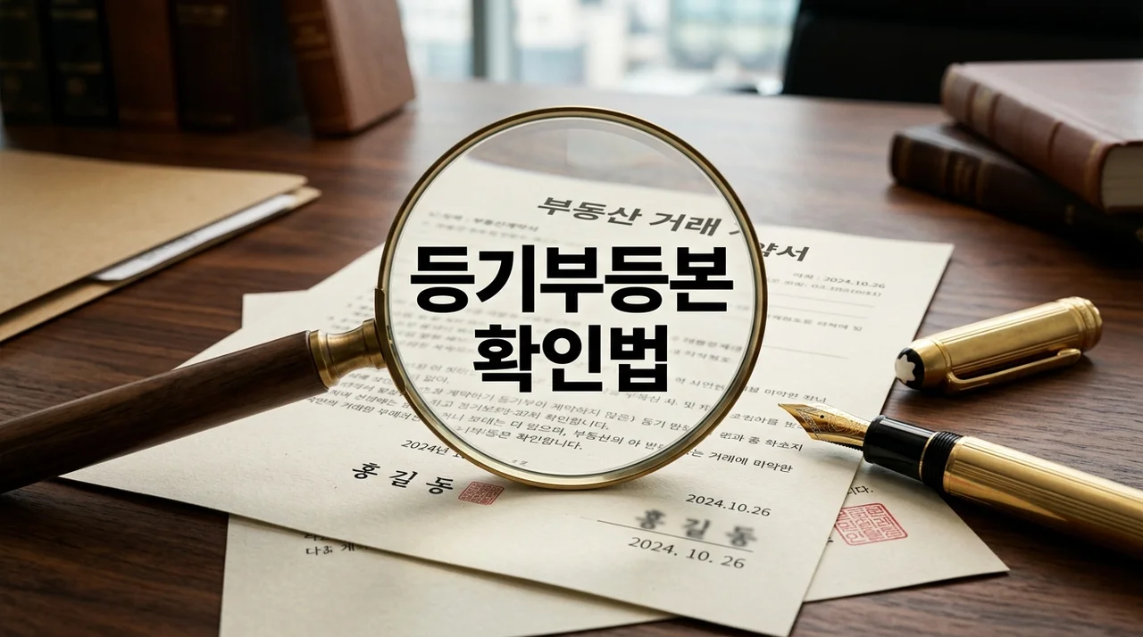 등기부등본 보는 법: 집 계약 전 반드시 확인해야 할 7가지 체크리스트