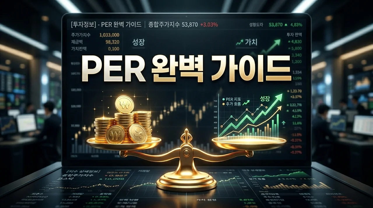 PER 뜻과 계산법: 주가가 이익 대비 비싼지 싼지 판단하는 법