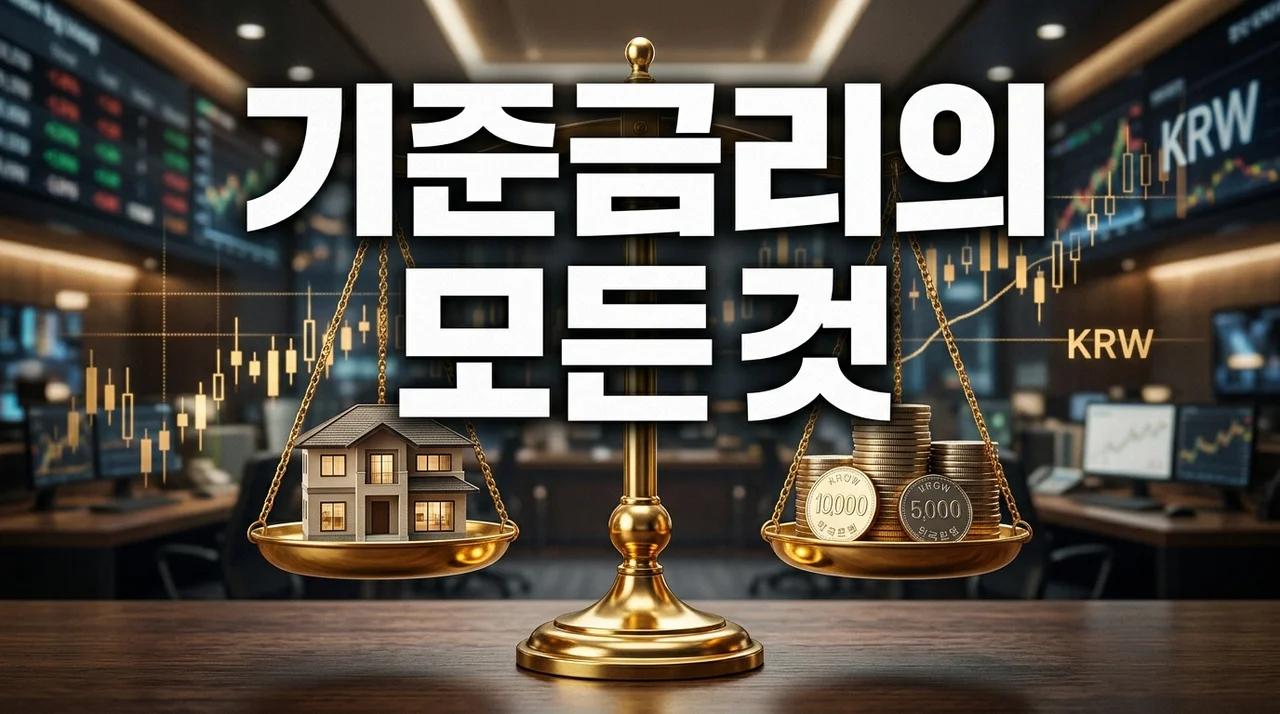 기준금리란? 내 대출 이자와 예금 금리를 결정하는 원리와 영향 총정리