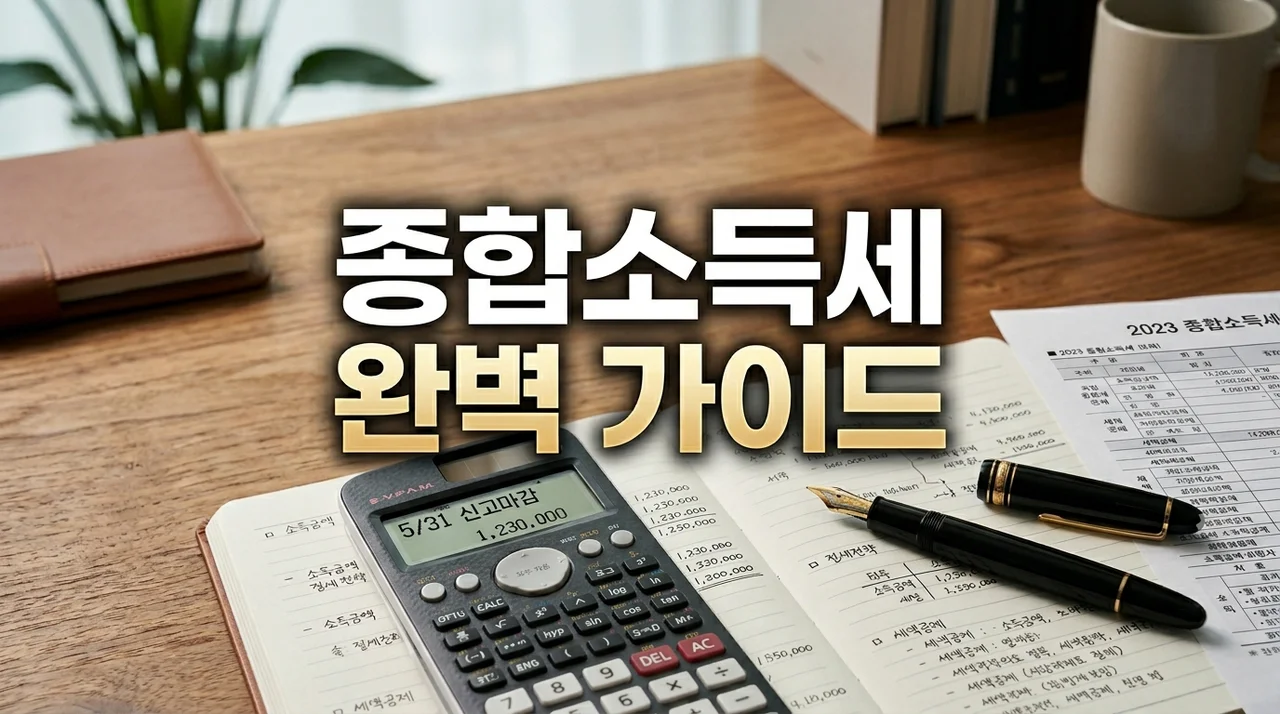 종합소득세란? 근로소득 외 부수입 있다면 꼭 챙겨야 할 세금 가이드