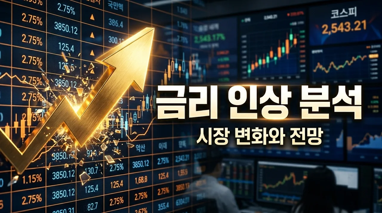 금리 인상이란? 주식 및 부동산 시장이 긴장하는 이유와 투자 전략