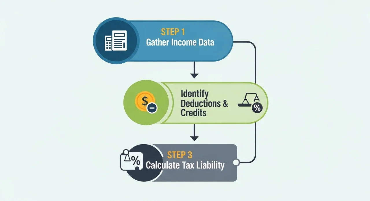 양도소득세 계산의 3단계 흐름