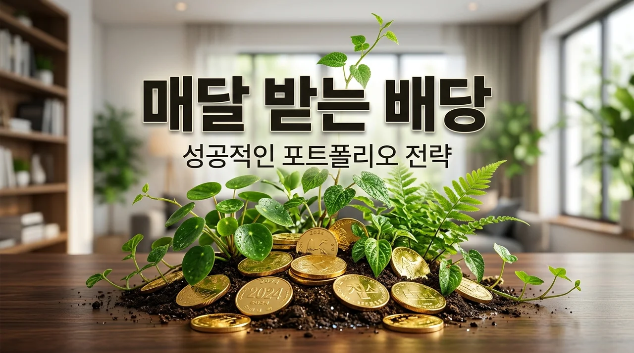 배당성장주 포트폴리오 구성: 매달 월급처럼 배당받는 법