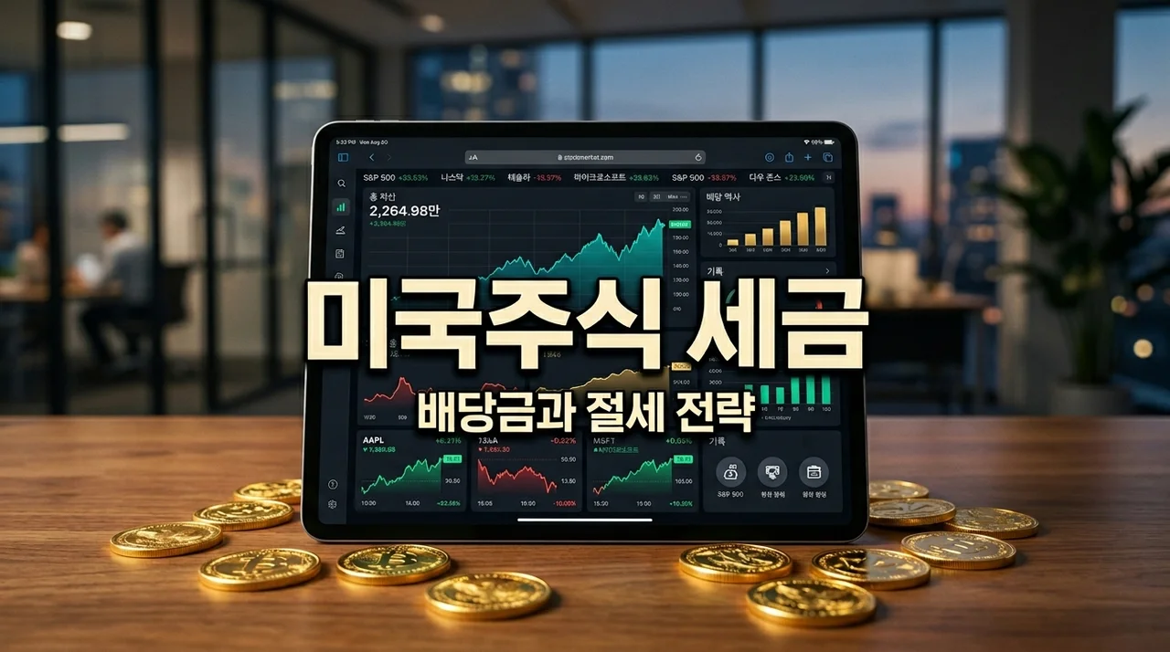 미국 주식 배당금 입금 확인 및 양도소득세 절세 가이드